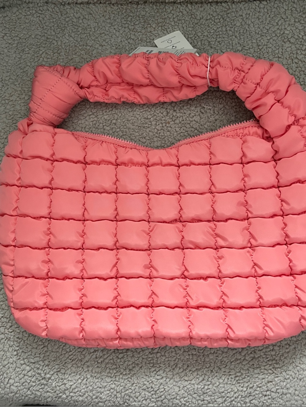 Urban Outfitters Quilted Coral Shoulder Bag